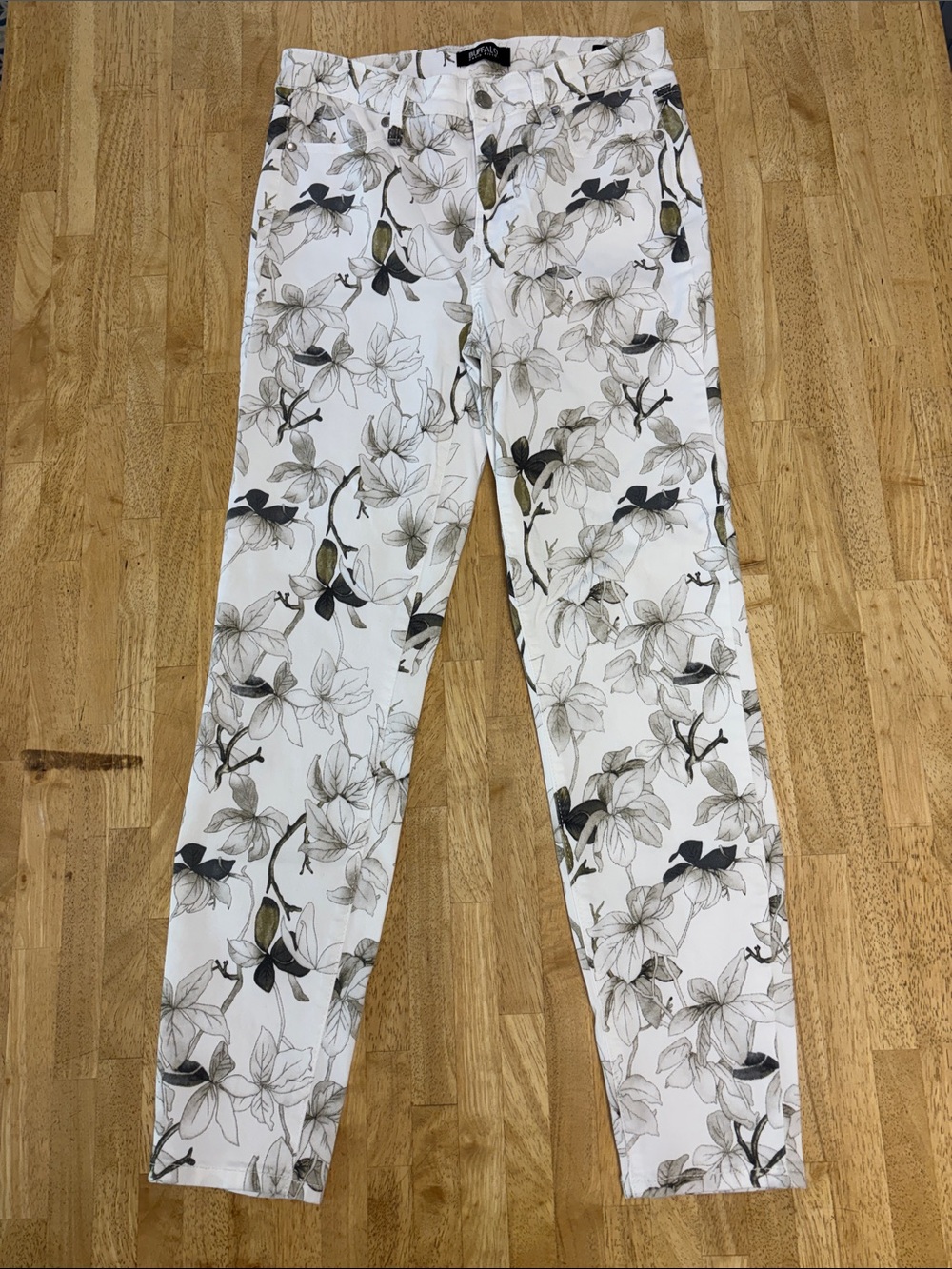 Buffalo David Bitton Havana Floral High Rise Ankle Skinny Jeans Size 6 28